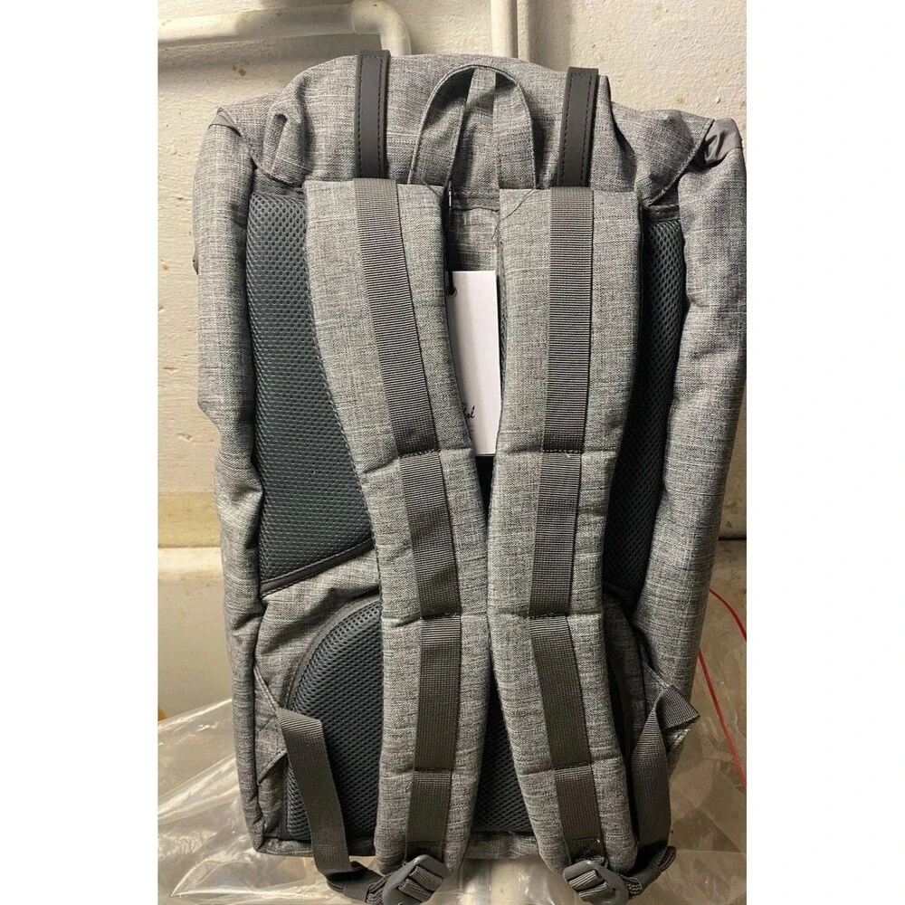 Herschel Little America 25L Laptop Backpack - Logz.io DevOps Tech Swag - GrayNWT